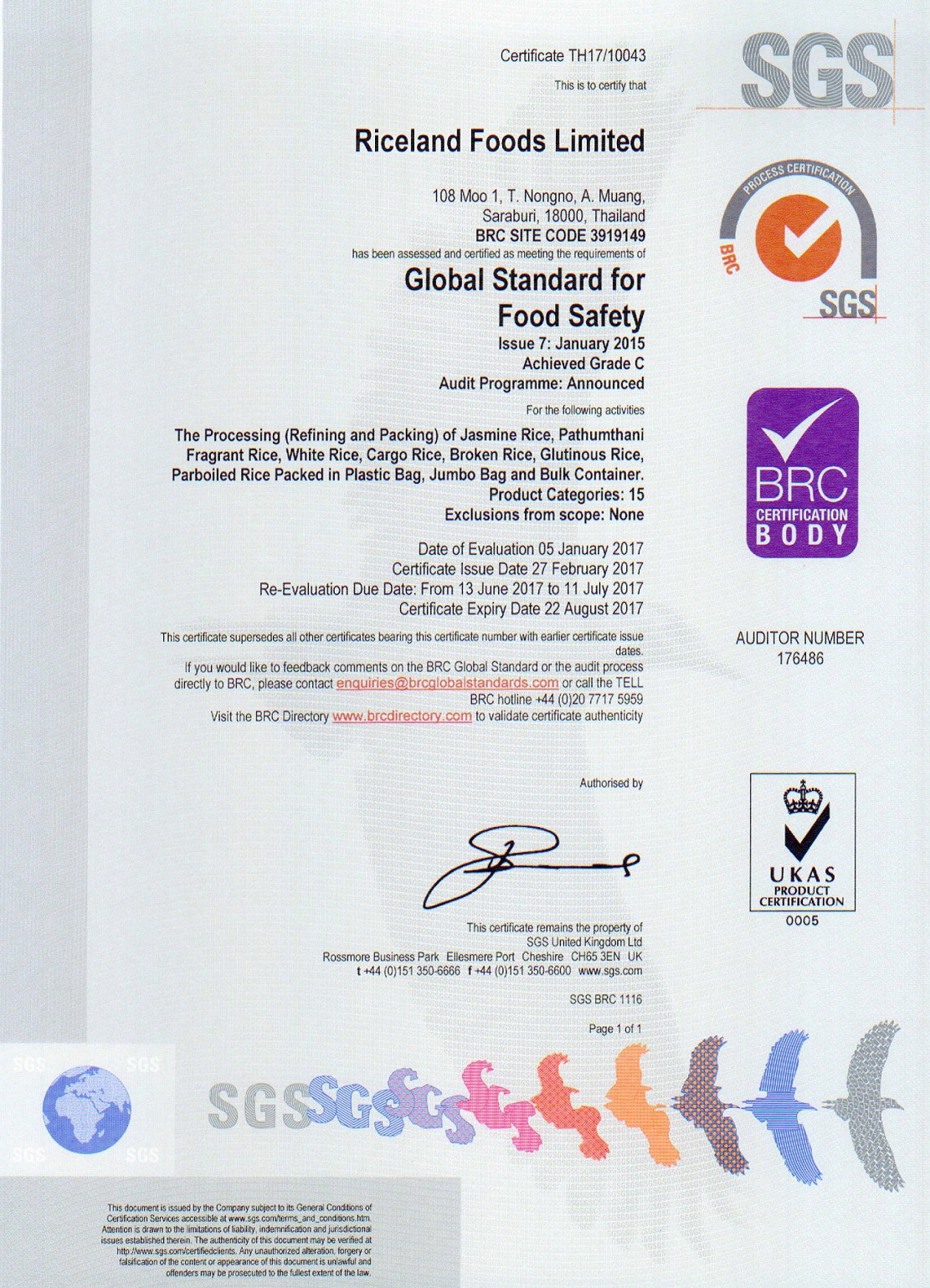 全球食品安全认证